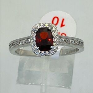 NWT RETRO RING BOMB PARTY RING RUBY RBP2155 SIZE 10